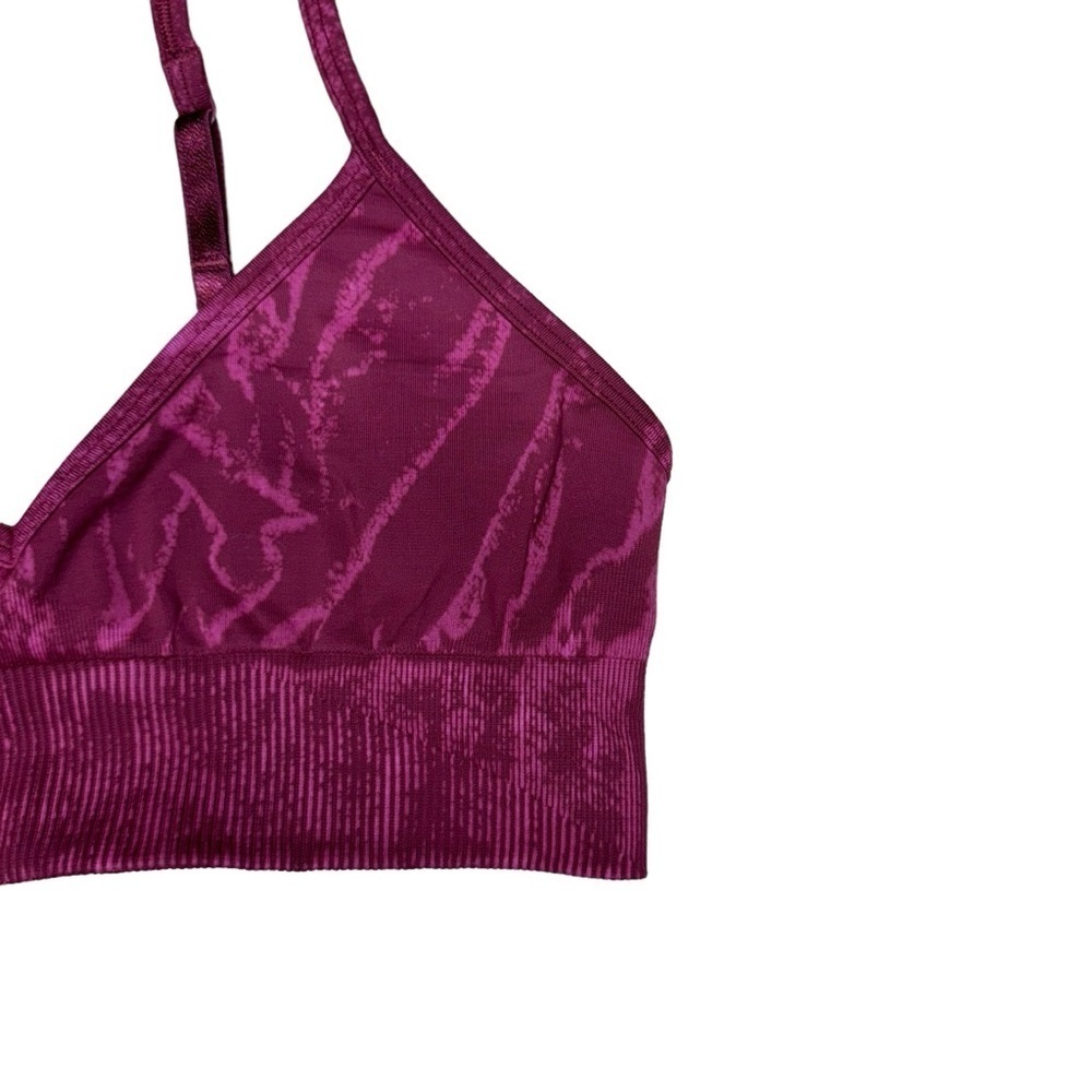Lululemon Ebb To Street Bra A/B Cup Stone Wash Chianti Seamless W2BS2S Size 8 - Picture 6 of 15